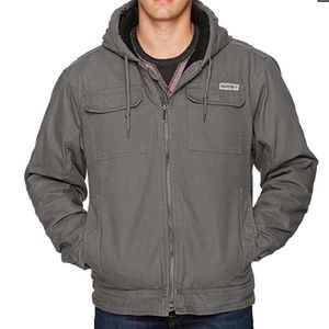 Wolverine Men's Lockhart Insulated Gray Hooded Jacket